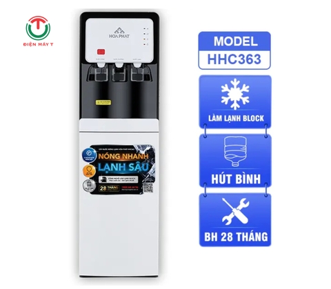 Cây nước nóng lạnh hút bình Hòa Phát HHC363