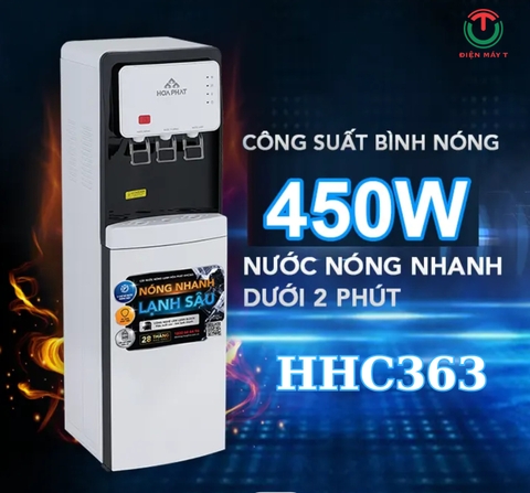 Cây nước nóng lạnh hút bình Hòa Phát HHC363