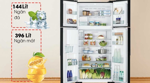 Tủ Lạnh Hitachi Inverter 540 Lít R-FW690PGV7 (GBW)