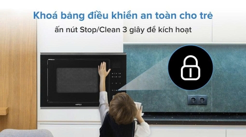 Lò vi sóng kết hợp nướng âm tủ 32lít Hafele HM-B38C