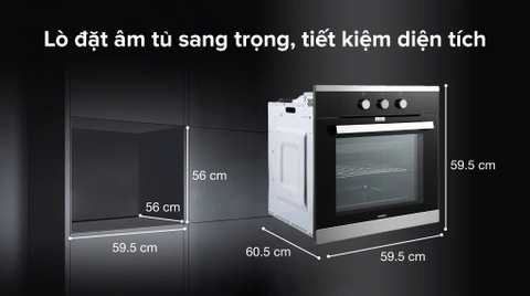 Lò nướng âm Hafele HO-K60B