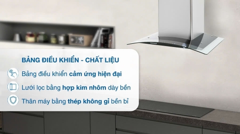 Máy hút mùi kính cong BlueStone HOB-8735