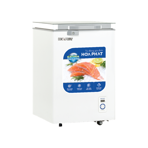 Tủ đông Hòa Phát mặt kính 1 ngăn 1 cánh HPF AD6107.T