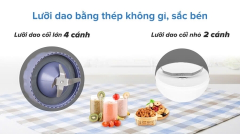 Máy xay đa năng 2 cối Philips HR2221