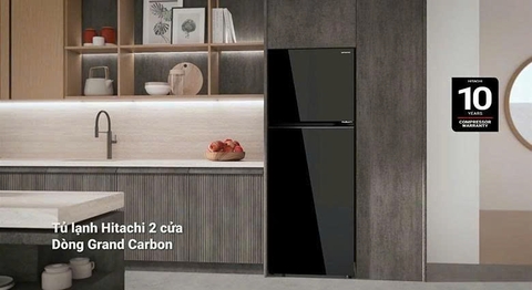 Tủ lạnh Hitachi Inverter 374 lít HRTN6408SAGBKVN