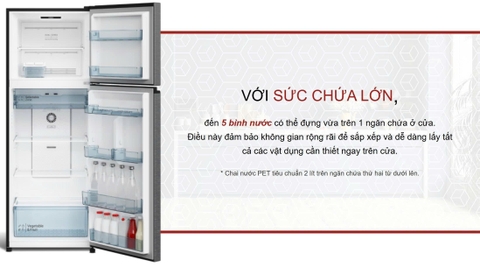 Tủ lạnh Hitachi Inverter 374 lít HRTN6408SAGBKVN