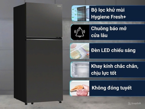 Tủ lạnh Hitachi Inverter 407 Lít HRTN6443SAGMGVN