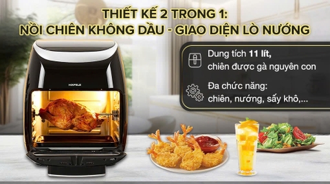 Lò chiên không dầu 11 lít Hafele HS-AF1102B