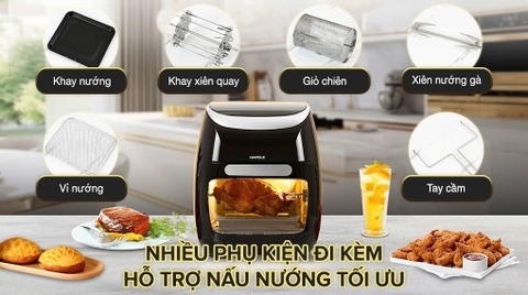 Lò chiên không dầu 11 lít Hafele HS-AF1102B
