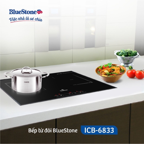 Bếp từ đôi lắp âm BlueStone ICB-6833