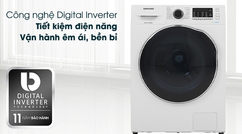 Máy giặt sấy Samsung Inverter 9.5kg WD95J5410AW/SV
