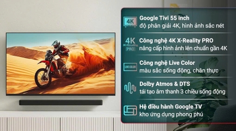 Google Tivi LED BRAVIA 2 II Sony 4K 55 inch K-55S20M2