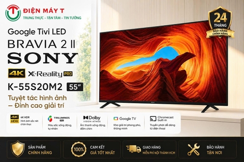 Google Tivi LED BRAVIA 2 II Sony 4K 55 inch K-55S20M2
