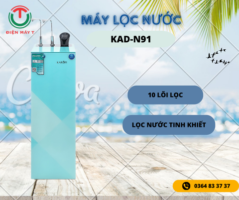 Máy lọc nước RO nóng lạnh Karofi KAD-N91 10 lõi