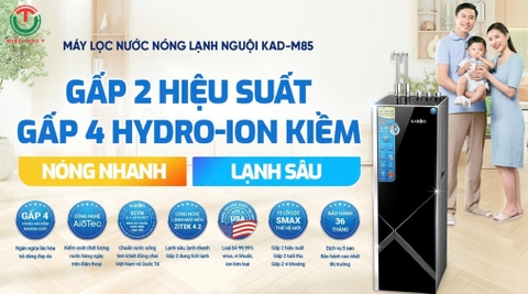 Máy lọc nước nóng lạnh Karofi KAD-M85 - 12 lõi lọc