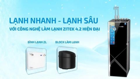 Máy lọc nước nóng lạnh Karofi KAD-M85 - 12 lõi lọc