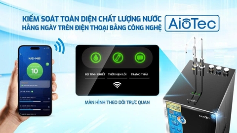 Máy lọc nước nóng lạnh Karofi KAD-M85 - 12 lõi lọc