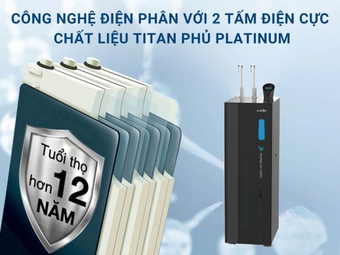 Máy lọc nước nóng lạnh Hydro-ion kiềm Karofi KAE-S86