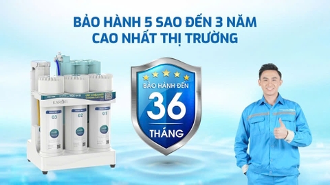 Máy lọc nước Karofi KAQ-U50K - 10 Lõi