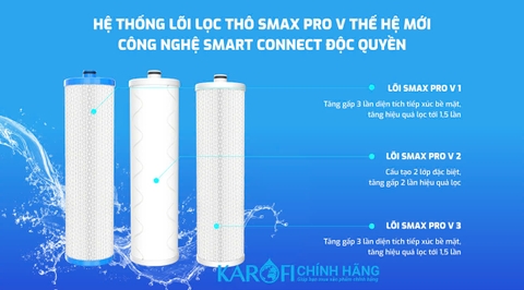 Máy lọc nước Karofi KAQ-U65 - 10 Lõi [ Mẫu Mới 2024 ]