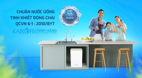 Máy lọc nước Karofi KAQ-U65 - 10 Lõi [ Mẫu Mới 2024 ]