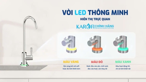 Máy lọc nước RO Karofi KAQ-U95 Pro ( 10 lõi )