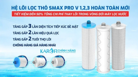 Máy lọc nước RO Karofi KAQ-U95 Pro ( 10 lõi )