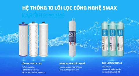 Máy lọc nước Karofi KAQ-U98 - 10 Lõi Thông Minh