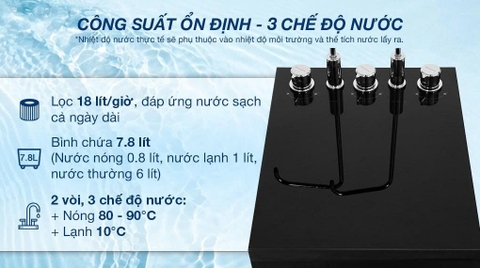 Máy lọc nước RO nóng nguội lạnh Kangaroo 10 lõi KG10A18