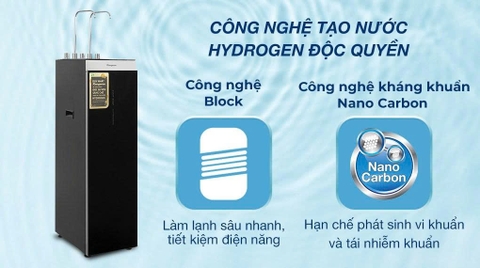 Máy lọc nước RO nóng nguội lạnh Hydrogen Kangaroo Sumire 12 lõi KG12A8