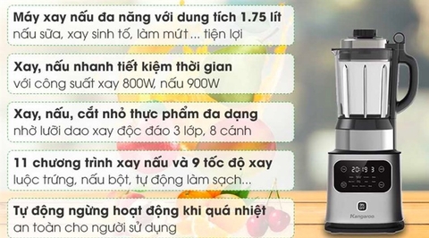Máy làm sữa hạt đa năng Kangaroo KG175HB1