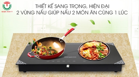 Bếp từ đôi lắp âm Kangaroo KG498N