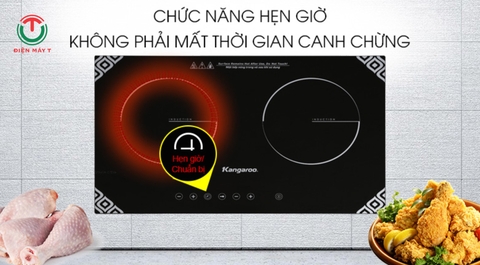 Bếp từ đôi lắp âm Kangaroo KG498N