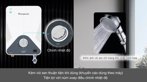 BÌNH NƯỚC NÓNG TRỰC TIẾP KANGAROO KG589G ( không bơm )