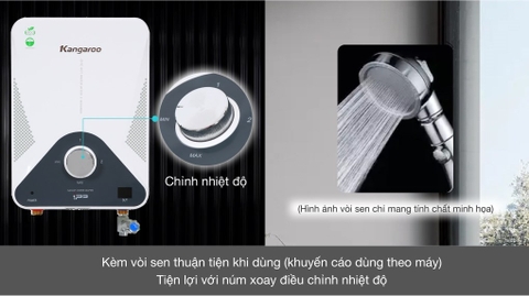 BÌNH NƯỚC NÓNG TRỰC TIẾP KANGAROO KG589GP ( Có Bơm )