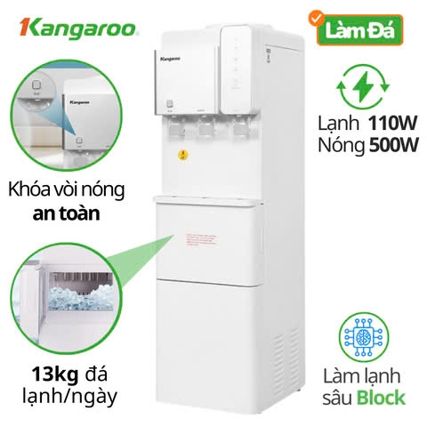 Cây nước nóng lạnh úp bình Kangaroo KG65A3 ( chức năng làm đá viên )