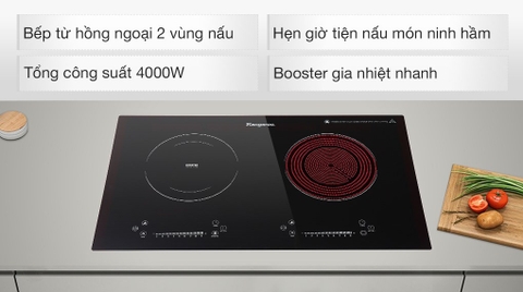 Bếp từ hồng ngoại lắp âm Kangaroo KG852i