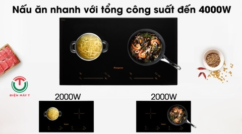 Bếp từ đôi lắp âm Kangaroo KG858i
