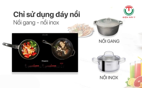 Bếp điện từ đôi Thái Lan Kangaroo KG865i