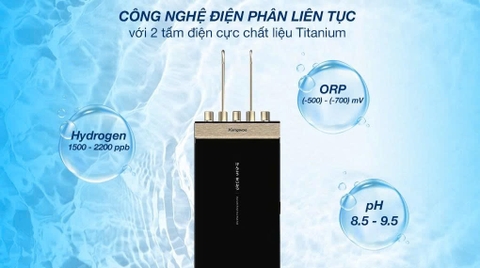 Máy lọc nước Hydrogen ion kiềm Kangaroo Sumire 12 lõi KGHC12A3