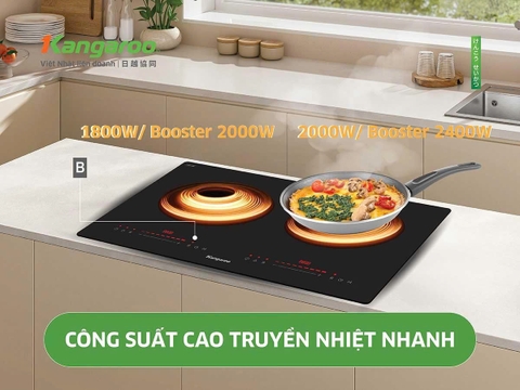 ✨ Bếp từ đôi lắp âm Thái Lan Kangaroo KGIC44D1T
