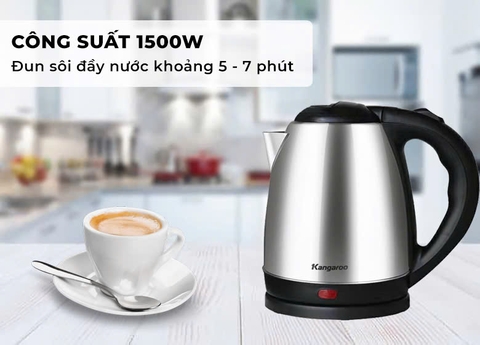 Bình đun siêu tốc Kangaroo 1.5 lít KGWK15I2
