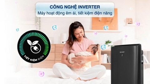 Máy lọc không khí tạo ẩm Sharp 29W KI-N40V-H