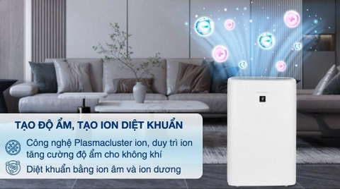 Máy lọc không khí tạo ẩm Sharp 51W KI-N50V-W
