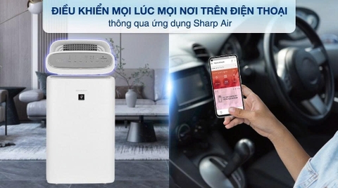 Máy lọc không khí tạo ẩm Sharp 51W KI-N50V-W