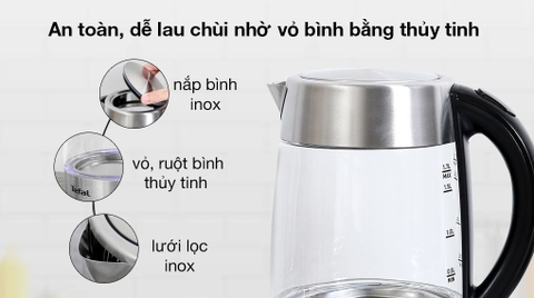 Bình đun siêu tốc Tefal KI772D38