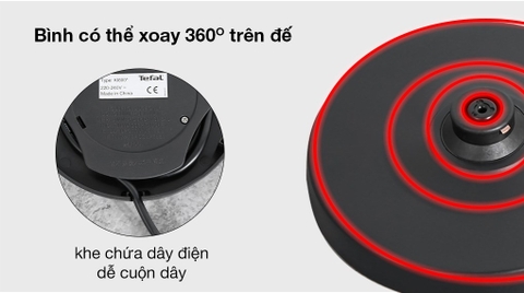 Bình đun siêu tốc Tefal KI800D68