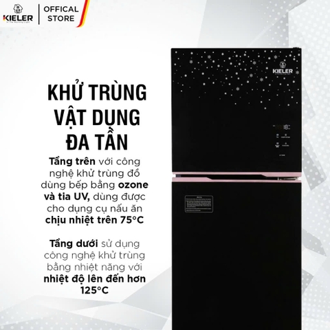 Tủ khử khuẩn chén bát Kieler KL-TC650 - Hàng chính hãng