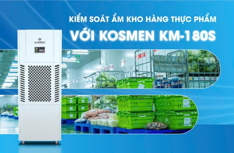 Máy hút ẩm công nghiệp Kosmen KM-180S