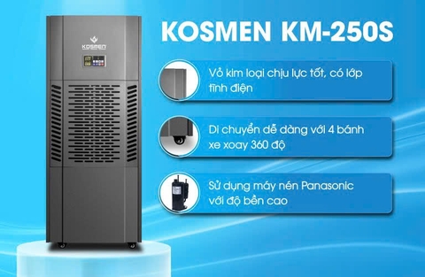 Máy hút ẩm công nghiệp Kosmen KM-250S